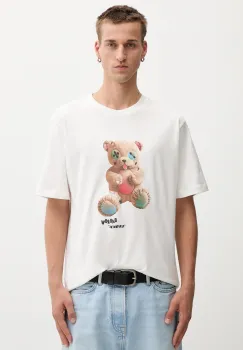Barrow tricou din bumbac culoarea alb, cu imprimeu, F5BWUATH118 imagine
