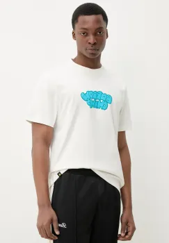 Barrow tricou din bumbac culoarea alb, cu imprimeu, S5BWUATH148 imagine