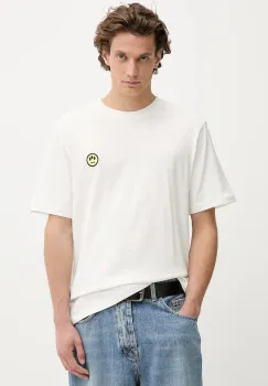 Barrow tricou din bumbac culoarea bej, cu imprimeu, F5BWUATH059 imagine