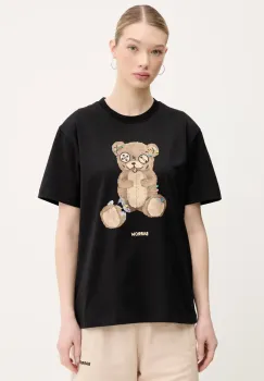 Barrow tricou din bumbac culoarea negru, cu imprimeu, S5BWUATH154 imagine