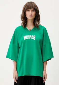 Barrow tricou din bumbac culoarea verde, cu imprimeu, F5BWUATH044 imagine