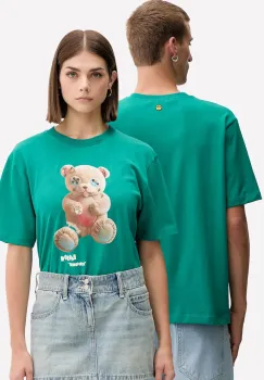 Barrow tricou din bumbac culoarea verde, cu imprimeu, F5BWUATH118 imagine