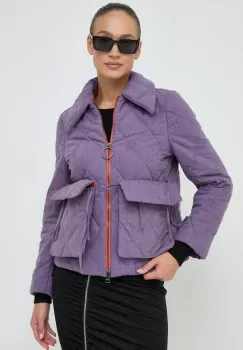 Beatrice B geaca de lana culoarea violet, de tranzitie imagine