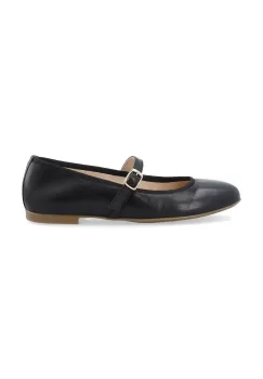 Bianco balerini de piele BIAMADISON culoarea negru, 11251173 imagine