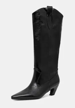 Bianco cizme BIABALEY culoarea negru, cu toc drept, 11302262 imagine