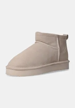 Bianco cizme de zapada din piele intoarsa BIASNOW culoarea bej, 11331509 imagine