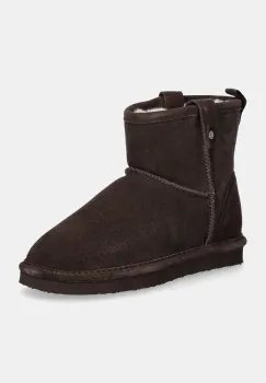 Bianco cizme de zapada din piele intoarsa BIASNOW culoarea maro, 11330011 imagine