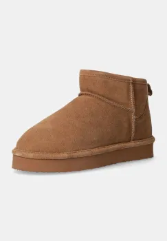 Bianco cizme de zapada din piele intoarsa BIASNOW culoarea maro, 11331509 imagine