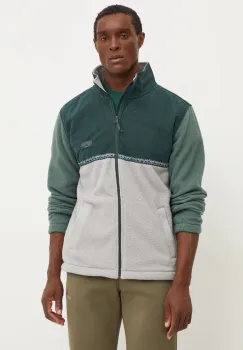 Billabong bluza Boundary Trail Zip barbati, culoarea verde, modelator, ABYFT00466 imagine