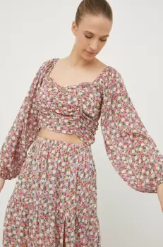 Billabong bluza femei, in modele florale imagine