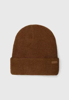 Billabong caciula culoarea maro, din tricot gros imagine