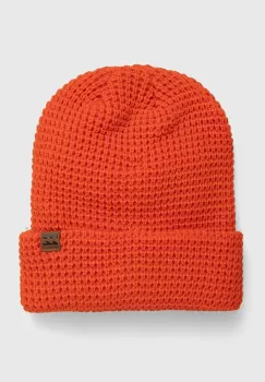 Billabong caciula culoarea portocaliu, din tricot gros imagine