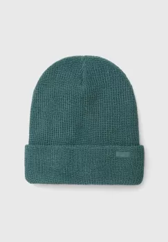 Billabong caciula culoarea verde, din tricot gros imagine