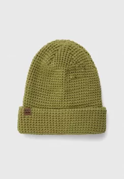 Billabong caciula culoarea verde, din tricot gros imagine