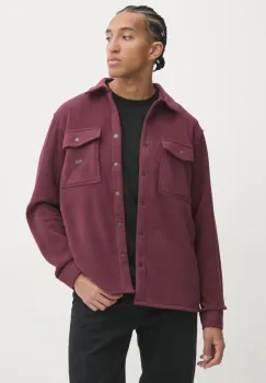 Billabong camasa din lana Furnace culoarea bordo, cu guler clasic, regular, EBYFT00129 imagine