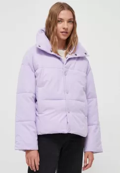 Billabong geaca femei, culoarea violet, de iarna, oversize imagine