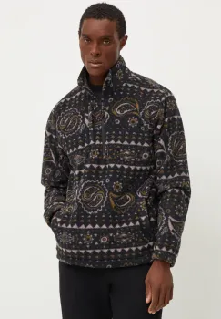 Billabong hanorac fleece Boundary culoarea negru, modelator, ABYFT00463 imagine