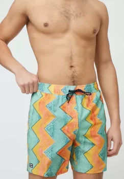 Billabong pantaloni scurti de baie culoarea verde imagine