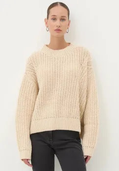 Billabong pulover Good Fortune femei, culoarea bej, calduros, EBJSW00128 imagine