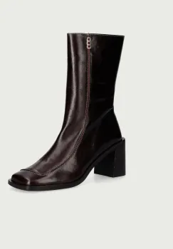 Billi Bi  botine cu toc pentru femei din piele Mogano athene 76 imagine