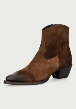 Billi Bi  cizme cowboy pentru femei din piele intoarsa Arabica babysilk suede 554 imagine