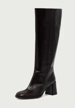 Billi Bi  cizme cu toc pentru femei din piele Espresso Marte calf 86 imagine