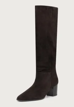 Billi Bi  cizme cu toc pentru femei din piele intoarsa T.moro Delizioso suede 556 imagine