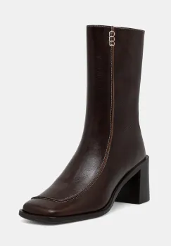 Billi Bi cizme de piele culoarea maro, cu toc drept, A9265 886 imagine