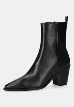 Billi Bi cizme de piele culoarea negru, cu toc drept, A9270 80 imagine