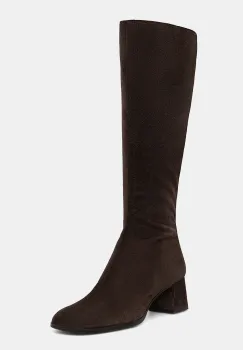 Billi Bi cizme din piele intoarsa culoarea maro, cu toc drept, A9287 556 imagine