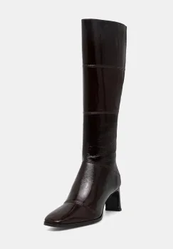 Billi Bi ghete de piele culoarea maro, cu toc drept, A9291 266 imagine