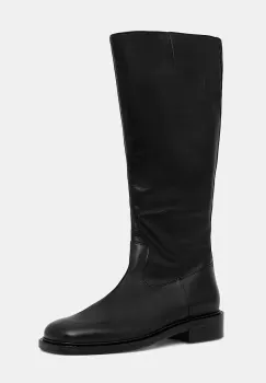Billi Bi ghete de piele culoarea negru, cu toc plat, A9136 880 imagine
