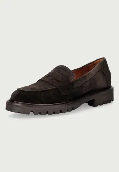 Billi Bi  mocasini pentru femei din piele intoarsa T.moro Delizioso suede 556 imagine