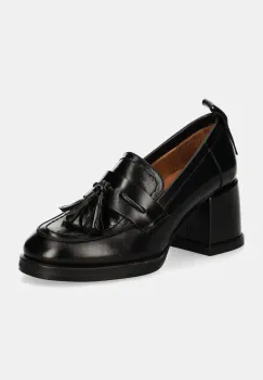 Billi Bi pantofi de piele culoarea negru, cu toc drept, A17201 imagine