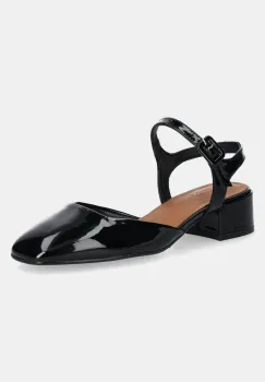 Billi Bi pantofi de piele culoarea negru, cu toc drept, cu toc deschis, A8064 imagine