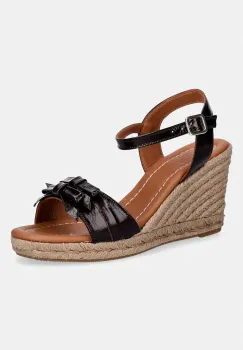 Billi Bi sandale wedges din piele imagine