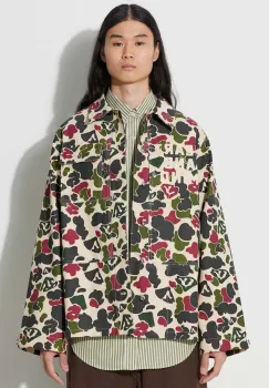 Billionaire Boys Club camasa din bumbac Duck Camo barbati, culoarea verde, cu guler clasic, regular, B23423 imagine