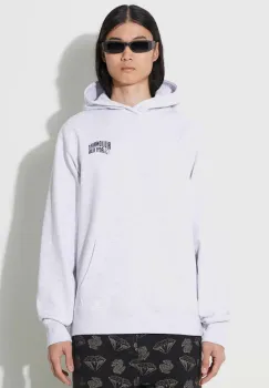 Billionaire Boys Club hanorac de bumbac barbati, culoarea gri, cu gluga, cu imprimeu imagine