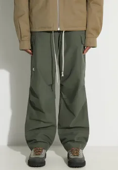 Billionaire Boys Club pantaloni Cargo barbati, culoarea verde, drept, B23411 imagine