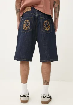 Billionaire Boys Club pantaloni scurti jeans Astro Denim Short barbati, B25125 imagine