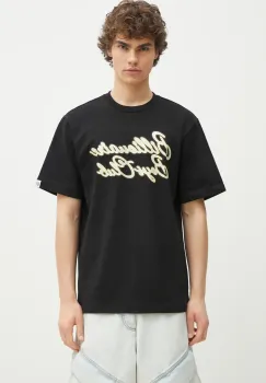 Billionaire Boys Club tricou din bumbac Diamond Script Logo T-Shirt barbati, culoarea negru, cu imprimeu, B25162 imagine