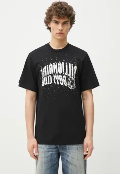 Billionaire Boys Club tricou din bumbac Embellished Arch Logo T-Shirt barbati, culoarea negru, cu imprimeu, B25155 imagine
