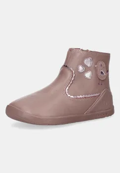 Biomecanics ghete de iarna pentru copii din piele culoarea roz, 251154 imagine