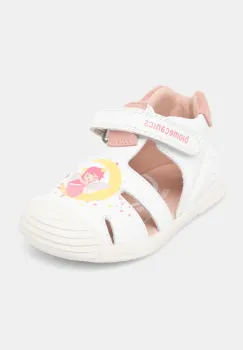 Biomecanics sandale din piele pentru copii culoarea alb, 252111 imagine