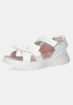Biomecanics sandale din piele pentru copii culoarea alb, 252225 imagine