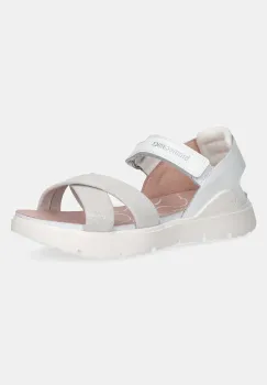 Biomecanics sandale din piele pentru copii culoarea alb, 252226 imagine