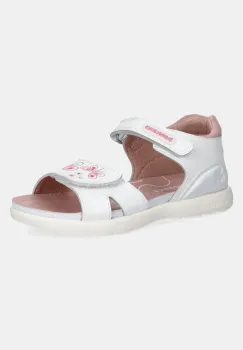 Biomecanics sandale din piele pentru copii culoarea alb, 252231 imagine