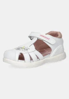 Biomecanics sandale din piele pentru copii culoarea alb, 252232 imagine