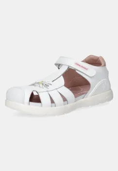 Biomecanics sandale din piele pentru copii culoarea alb, 252232 imagine