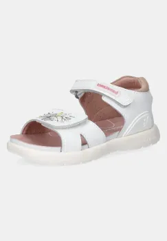 Biomecanics sandale din piele pentru copii culoarea alb, 252233 imagine